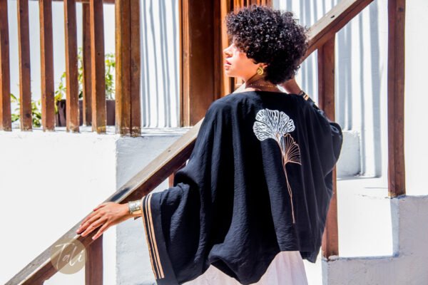 Elegant Rose Cropped Cardigan