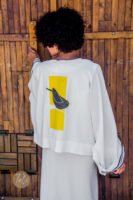 Sun Bird Cropped Cardigan