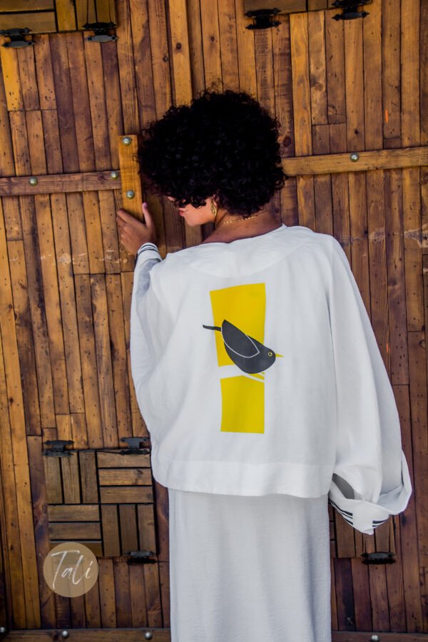 Sun Bird Cropped Cardigan