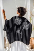 Dotted Bloom Long Cardigan