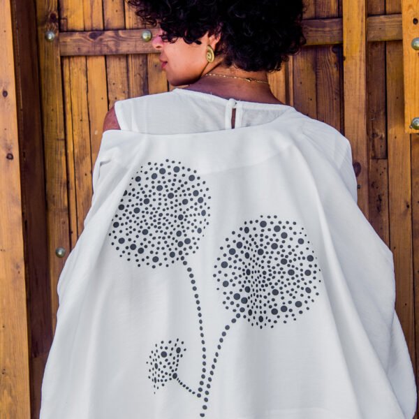Dotted Bloom Long Cardigan